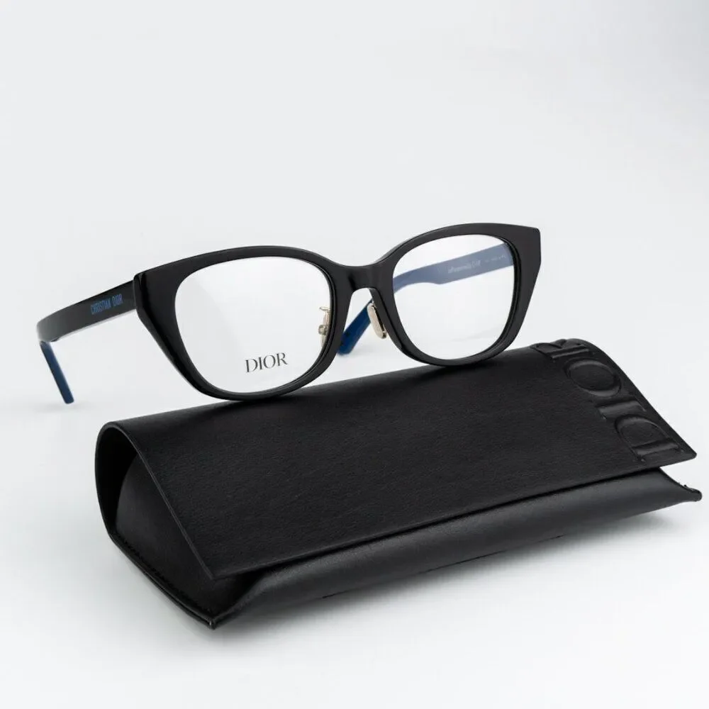 NEW Dior LAPARISIENNEDIORO S4F 1000  Black Blue Women Eyeglasses